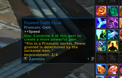 Added tooltips to Prismatic Gems indicating what stage of upgrade they are at.