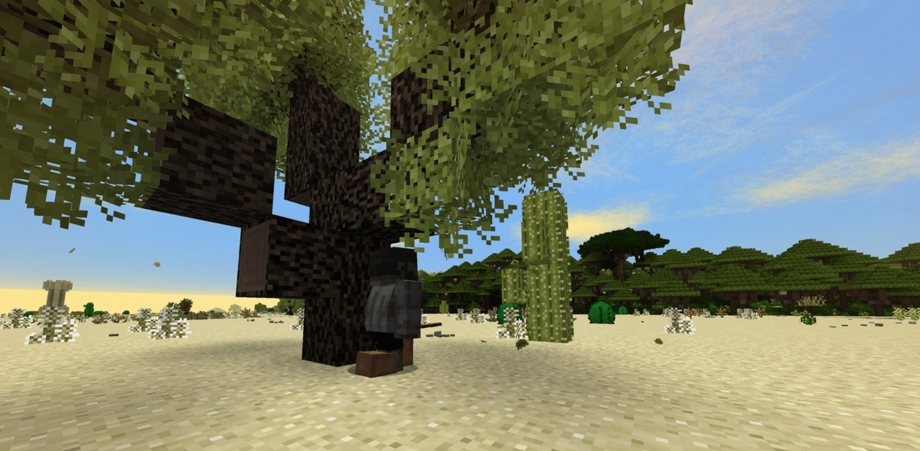 Thumbnail Catching some shade underneath this tree, man it is hot!