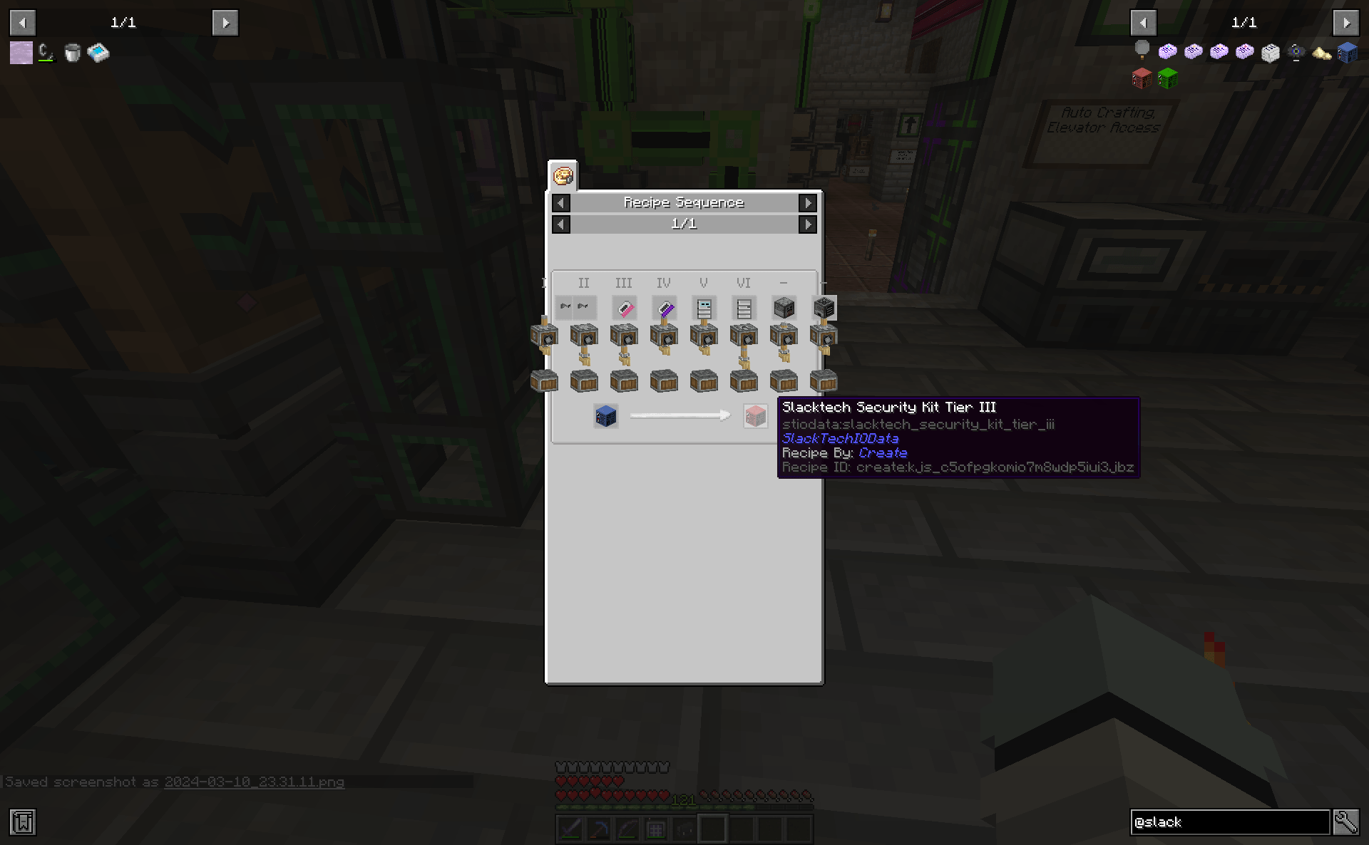 Custom SlackTech Items and Ridiculous Recipes