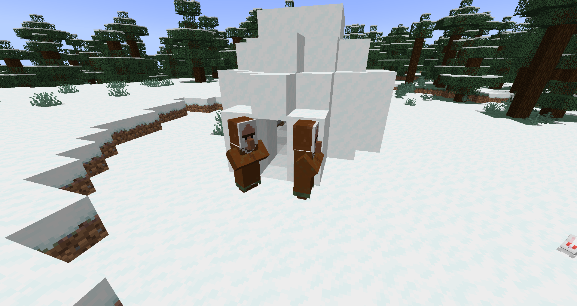 Thumbnail Eskimo Villagers. They hunt seals and polar bears