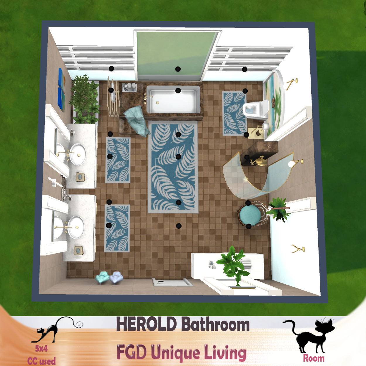 HEROLD Bathroom - Screenshots - The Sims 4 Rooms / Lots - CurseForge