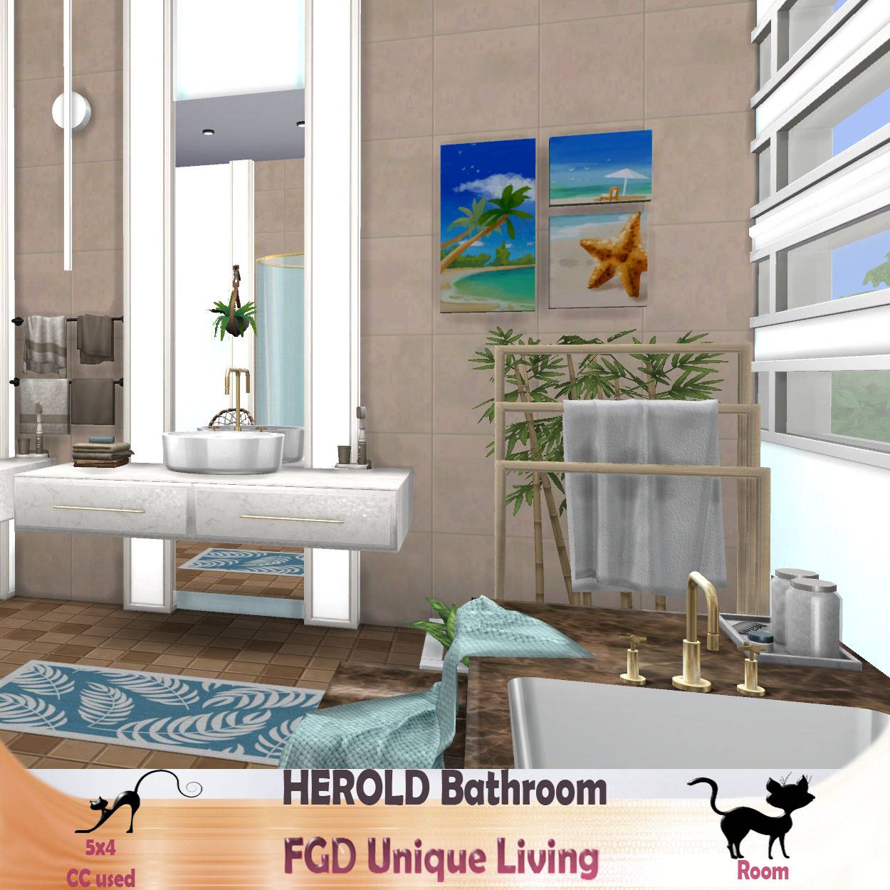 HEROLD Bathroom - Screenshots - The Sims 4 Rooms / Lots - CurseForge