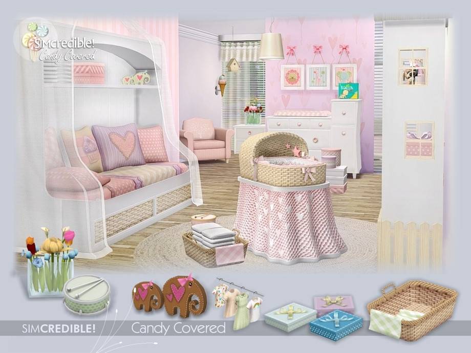 Candy Covered Kids Bedroom 👧 👦 - Screenshots - The Sims 4 Build / Buy ...