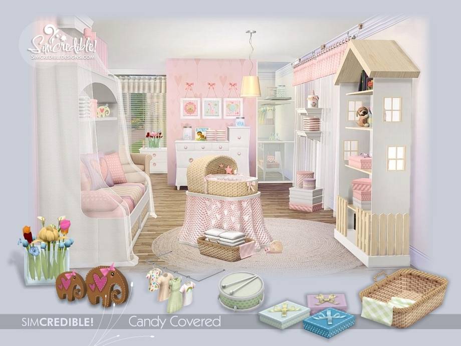 Candy Covered Newborn Nursery 🐣 - Screenshots - The Sims 4 Build / Buy ...