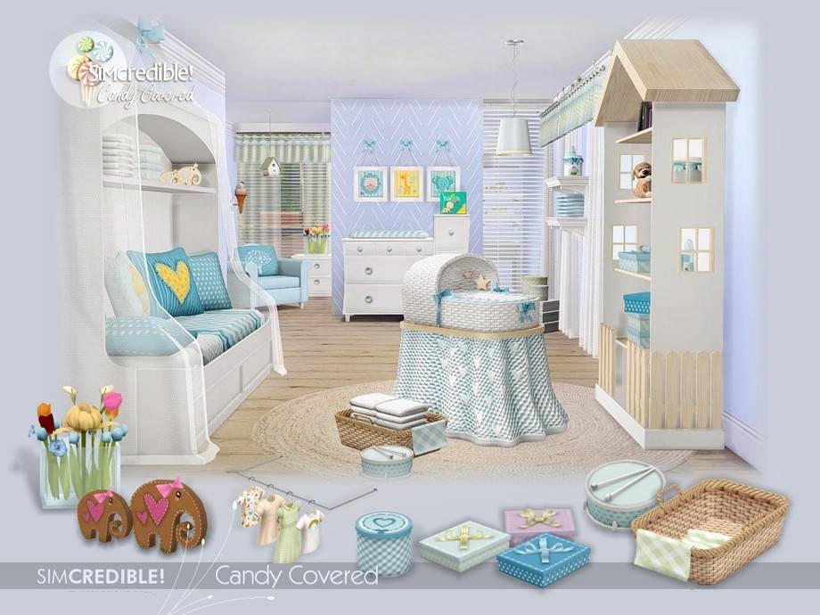 Candy Covered Newborn Nursery 🐣 - Screenshots - The Sims 4 Build / Buy ...