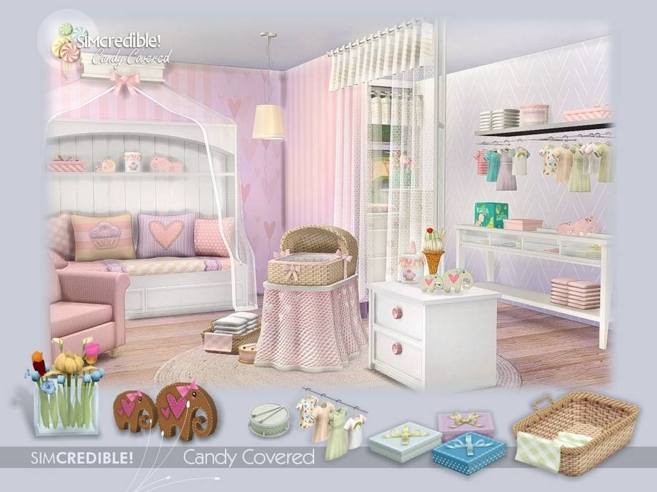 Candy Covered Newborn Nursery 🐣 - Screenshots - The Sims 4 Build / Buy ...