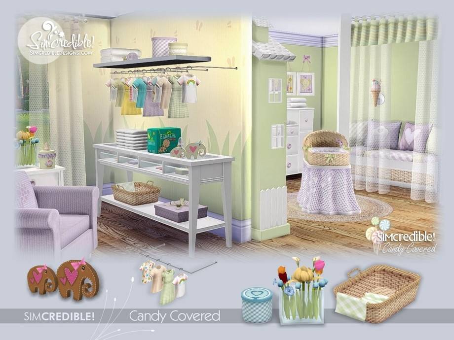 Candy Covered Newborn Nursery 🐣 - Screenshots - The Sims 4 Build / Buy ...