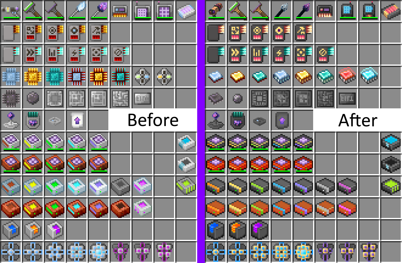 item before and after