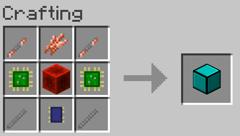 Thumbnail configurable redstone block recipe