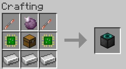 Thumbnail teleport machine recipe