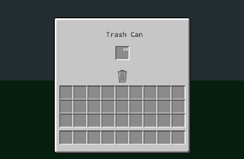 Trash Can GUI Screenshots Minecraft Mods
