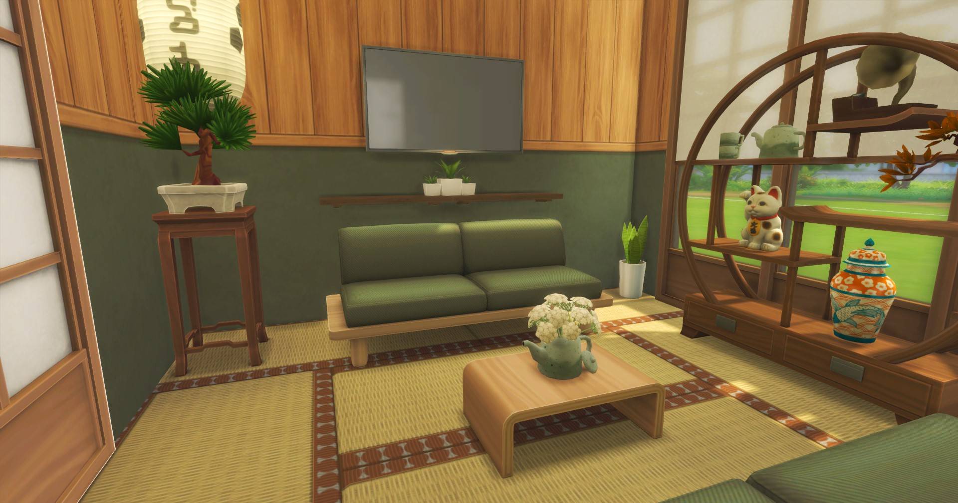 Japandi Living Room - Gallery - The Sims 4 Rooms / Lots - CurseForge