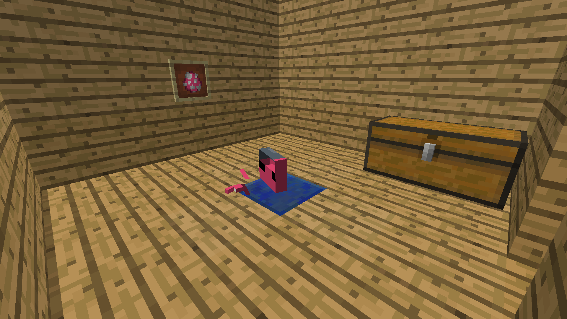 Thumbnail This is the Cupcake, the first non-bipedal mob in this mod!