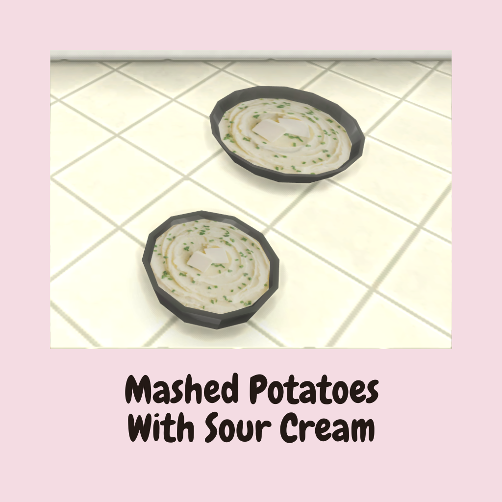 Mashed Potatoes With Sour Cream Screenshots The Sims 4 Mods Curseforge