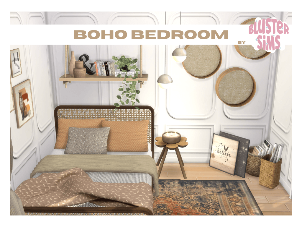 Cozy Boho Bedroom - Gallery - The Sims 4 Rooms / Lots - CurseForge