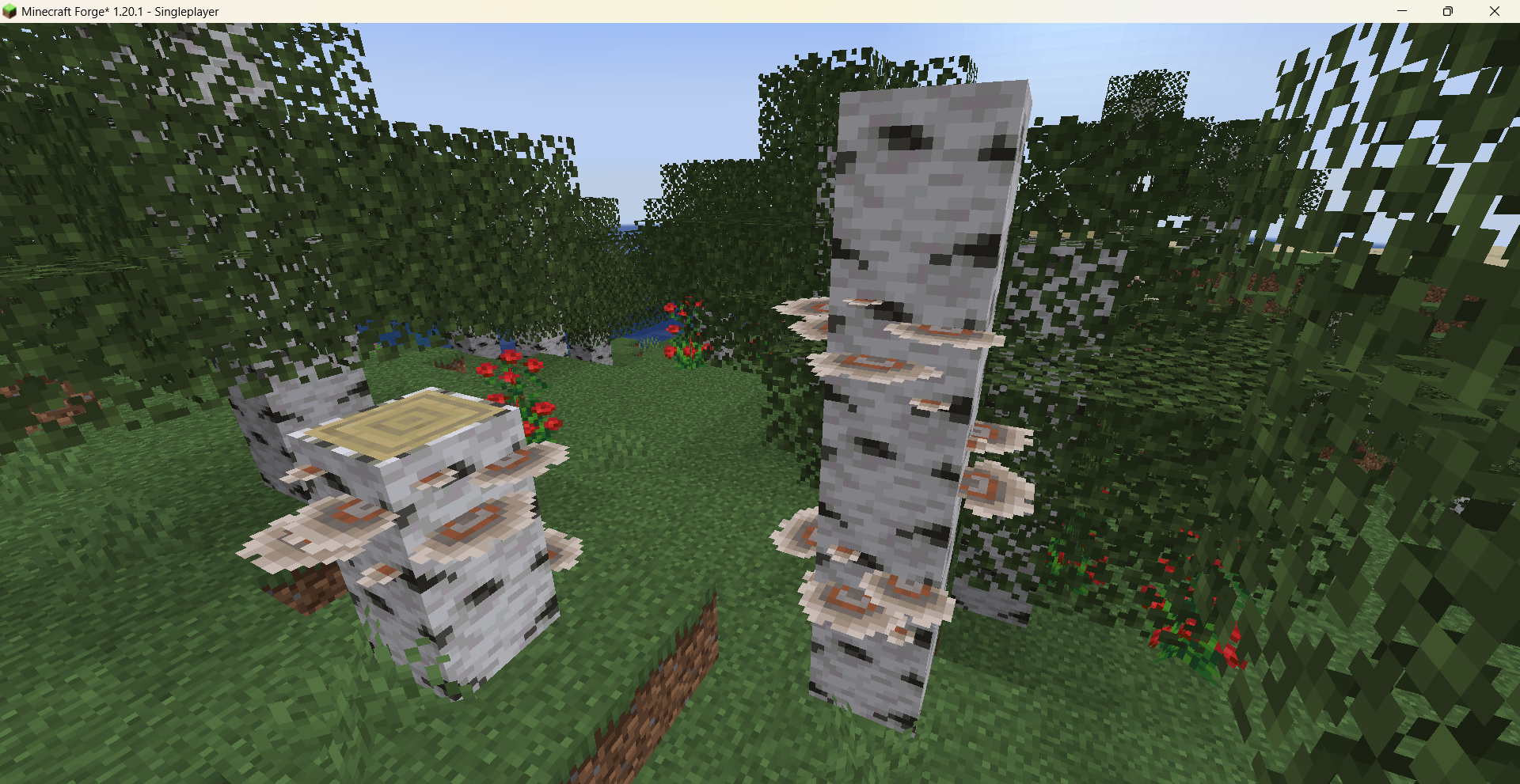 1.20.1 exclusive Mushroom Infested Dead Birch Trees