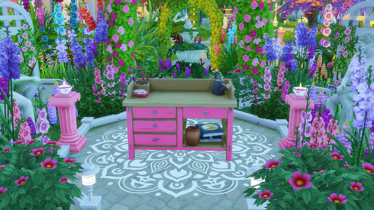 Flower Arranging Table Screenshots The Sims 4 Build / Buy