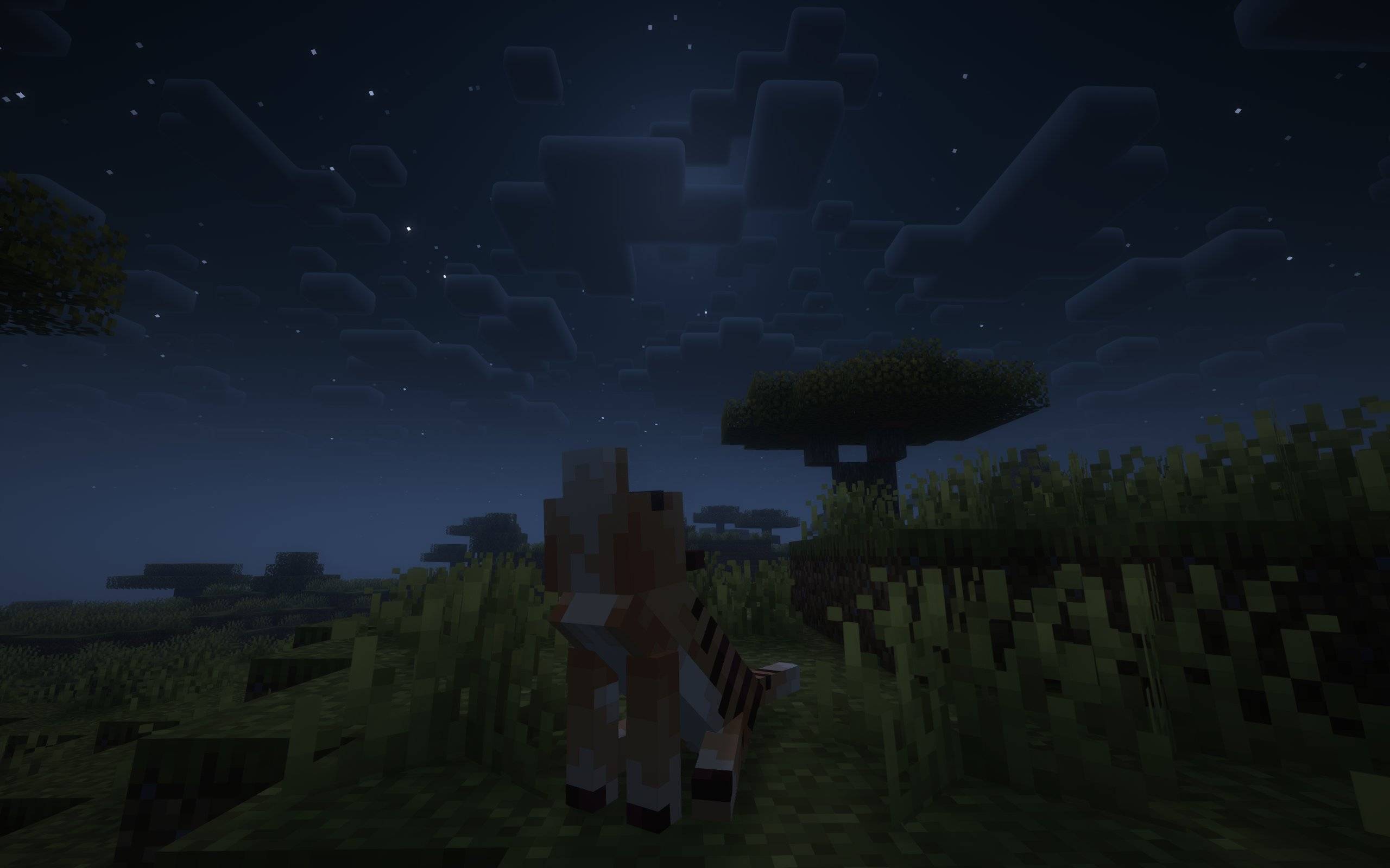 Thylacine howling at the moon