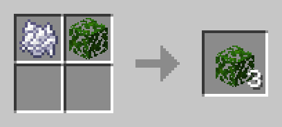 Jungle leaves crafting