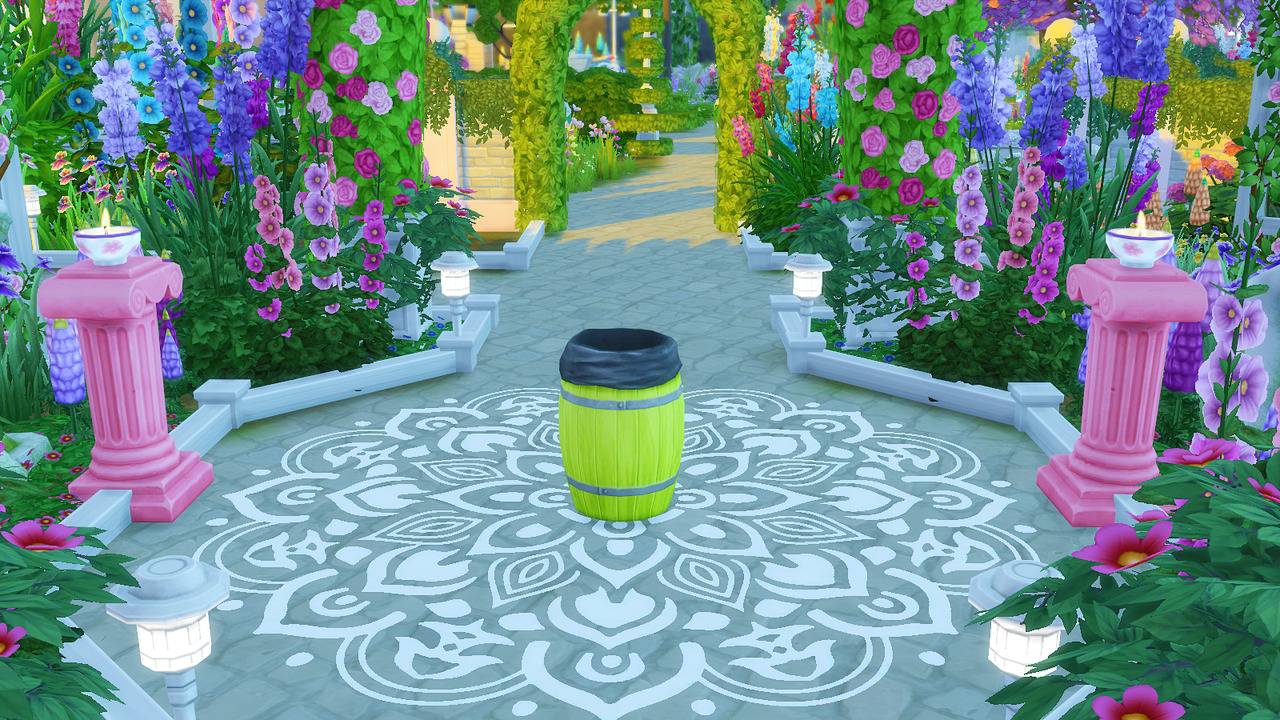 Boardwalk & Adurable Trash Cans Screenshots The Sims 4 Build / Buy