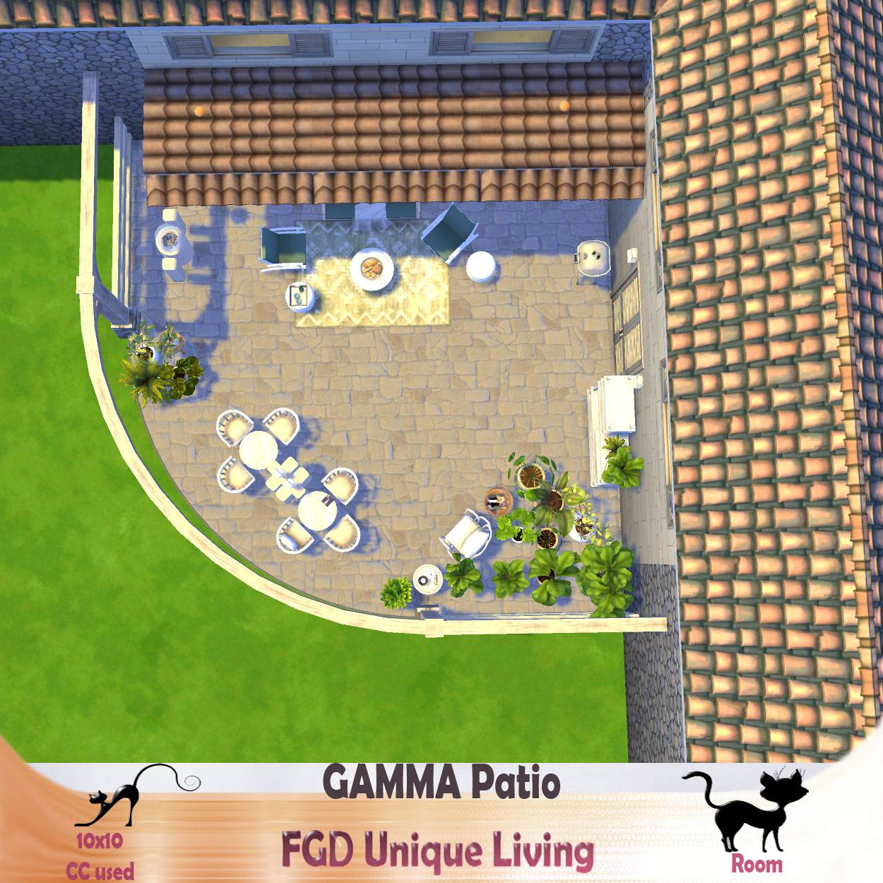 GAMMA Patio - Screenshots - The Sims 4 Rooms / Lots - CurseForge