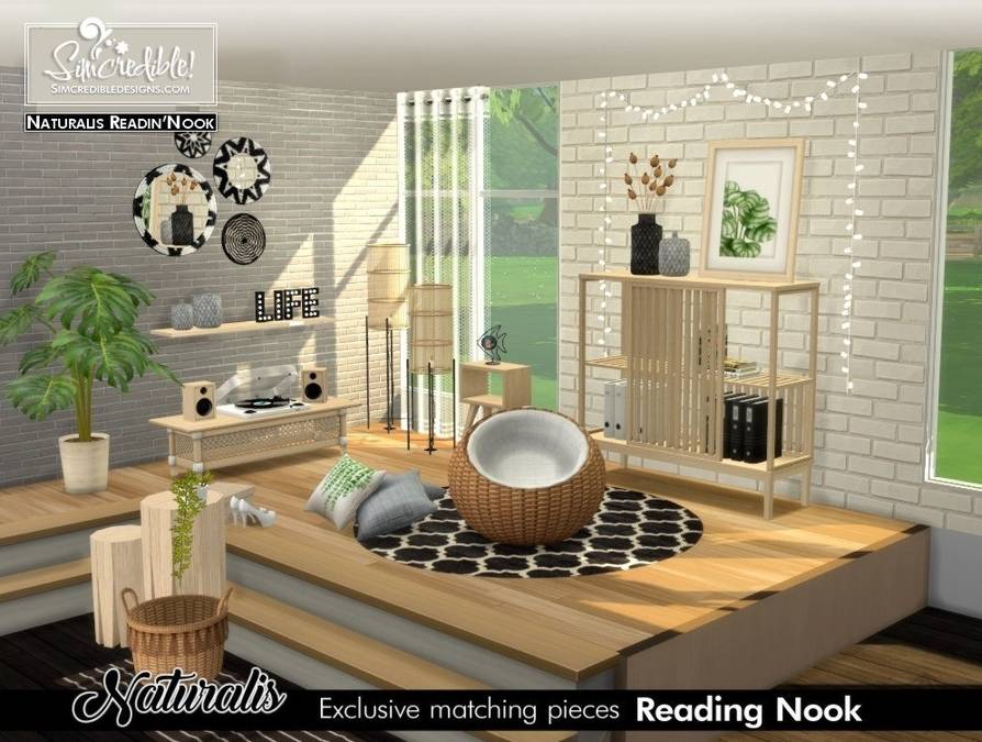 Naturalis Reading Nook 📚 - Screenshots - The Sims 4 Build / Buy ...