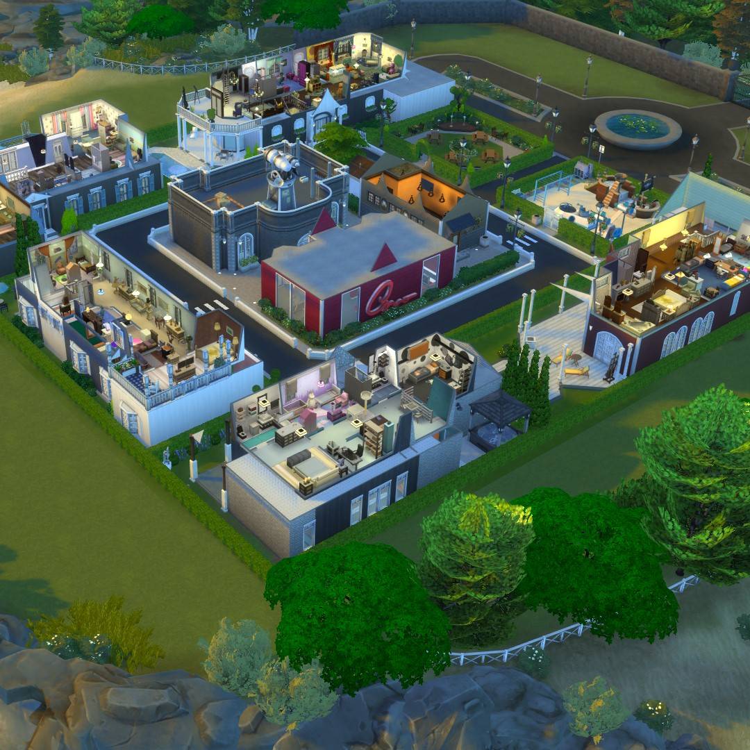 Neighbourhood BG & Cats and Dogs 64x64 - Screenshots - The Sims 4 Rooms ...