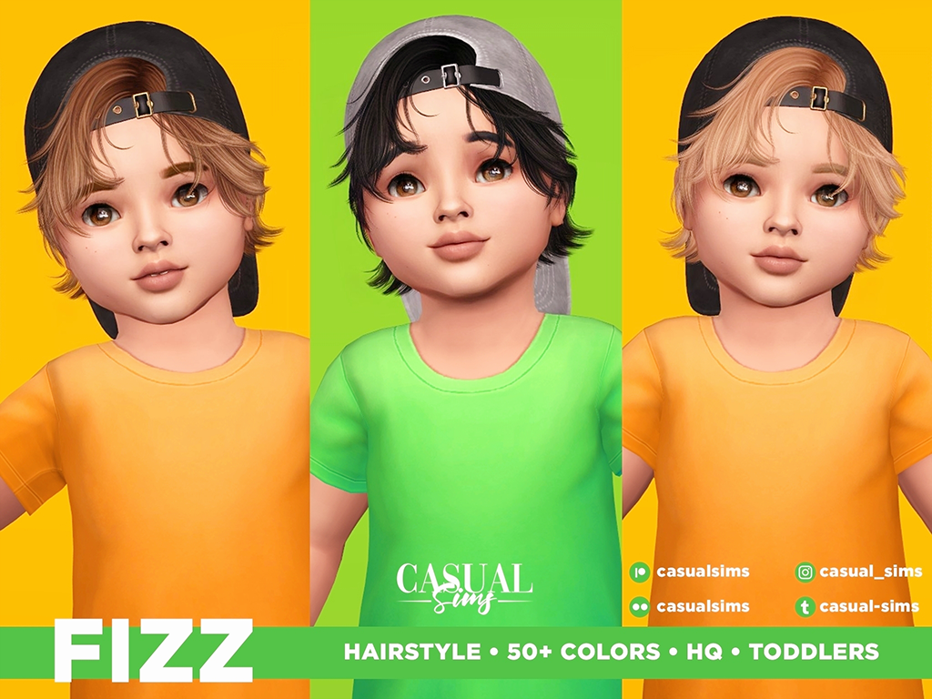 CasualSims - Fizz Hairstyle Toddlers - The Sims 4 Create a Sim - CurseForge