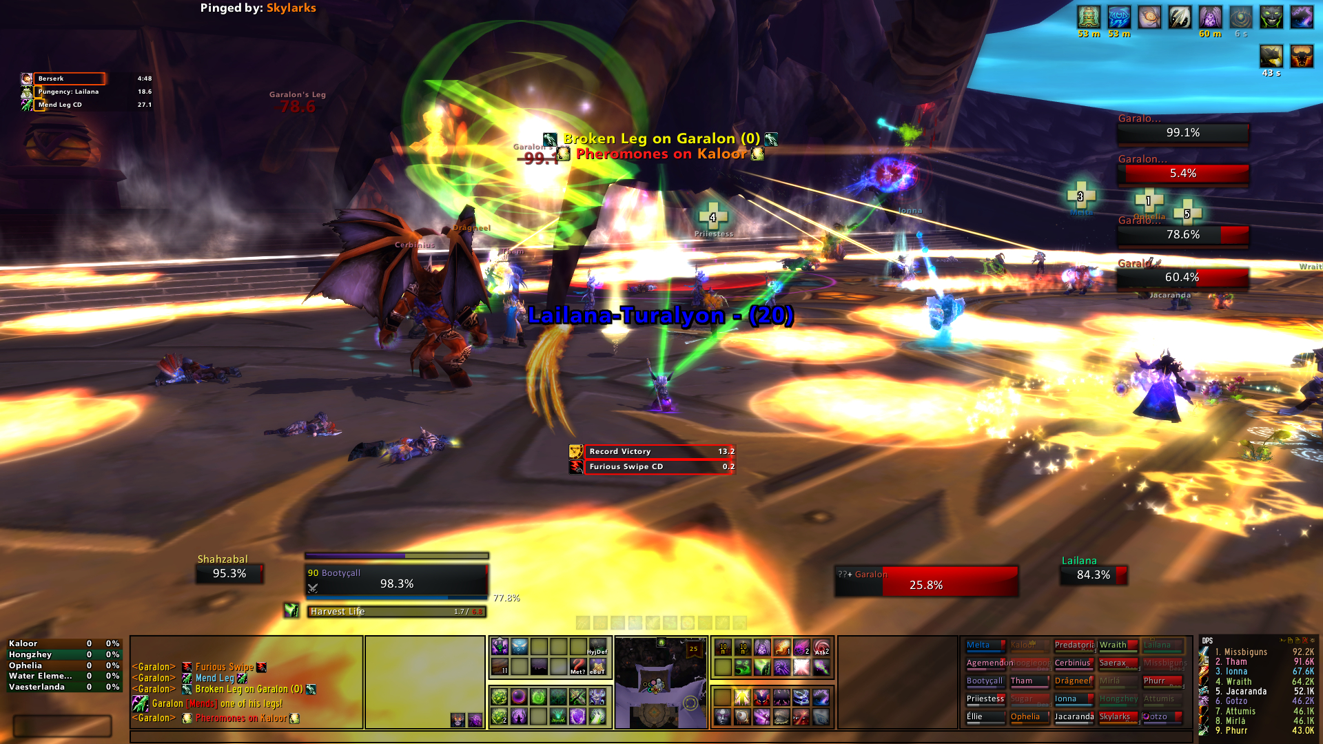 <p>Nameplates and Healers Have To Die in action</p>