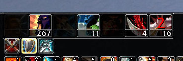 <p>Example bar for def warrior</p>
