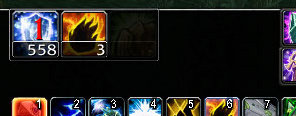 <p>Example bar for resto shaman</p>