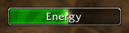 <p>Screen shot showing the EnergyMonitor with the Skewed bar, Blizzard Tooltip edge, text set to "Energy" on a rogue with 100 total energy.
</p>