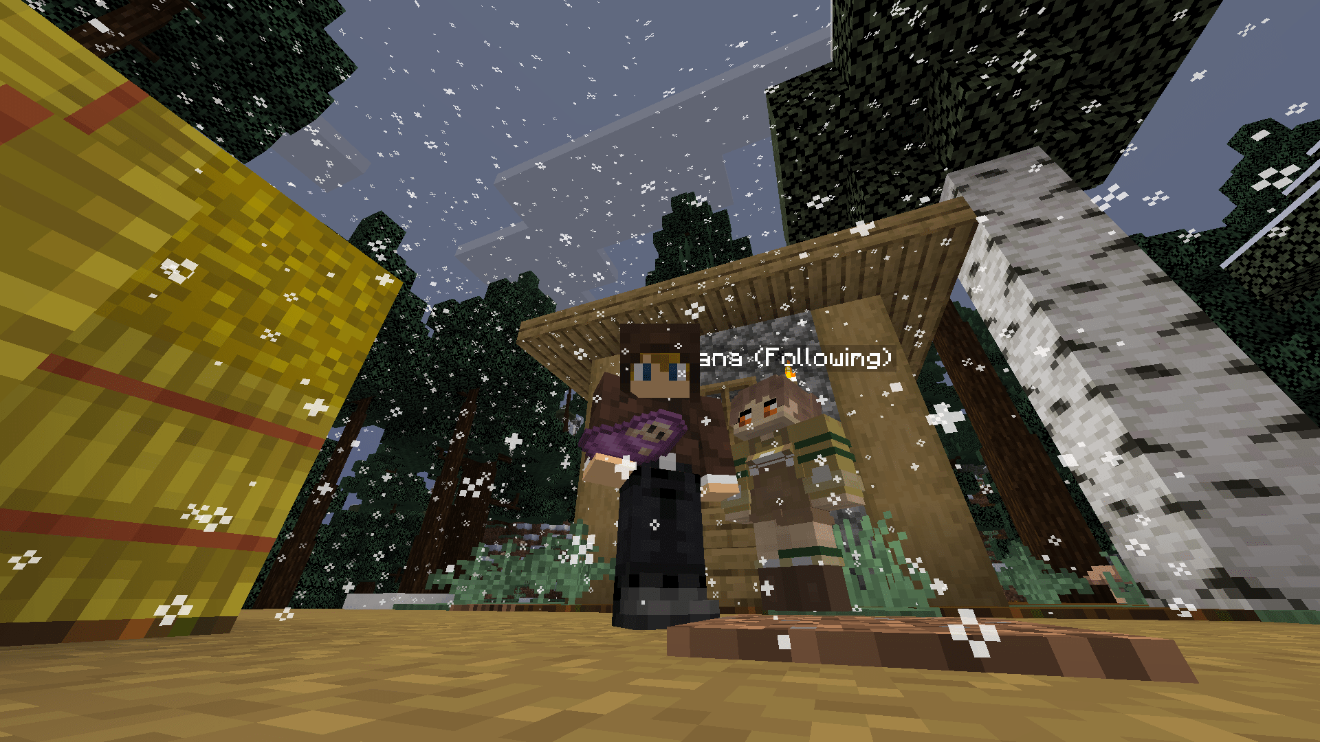 Thumbnail Image shows a villager, and a baby girl.