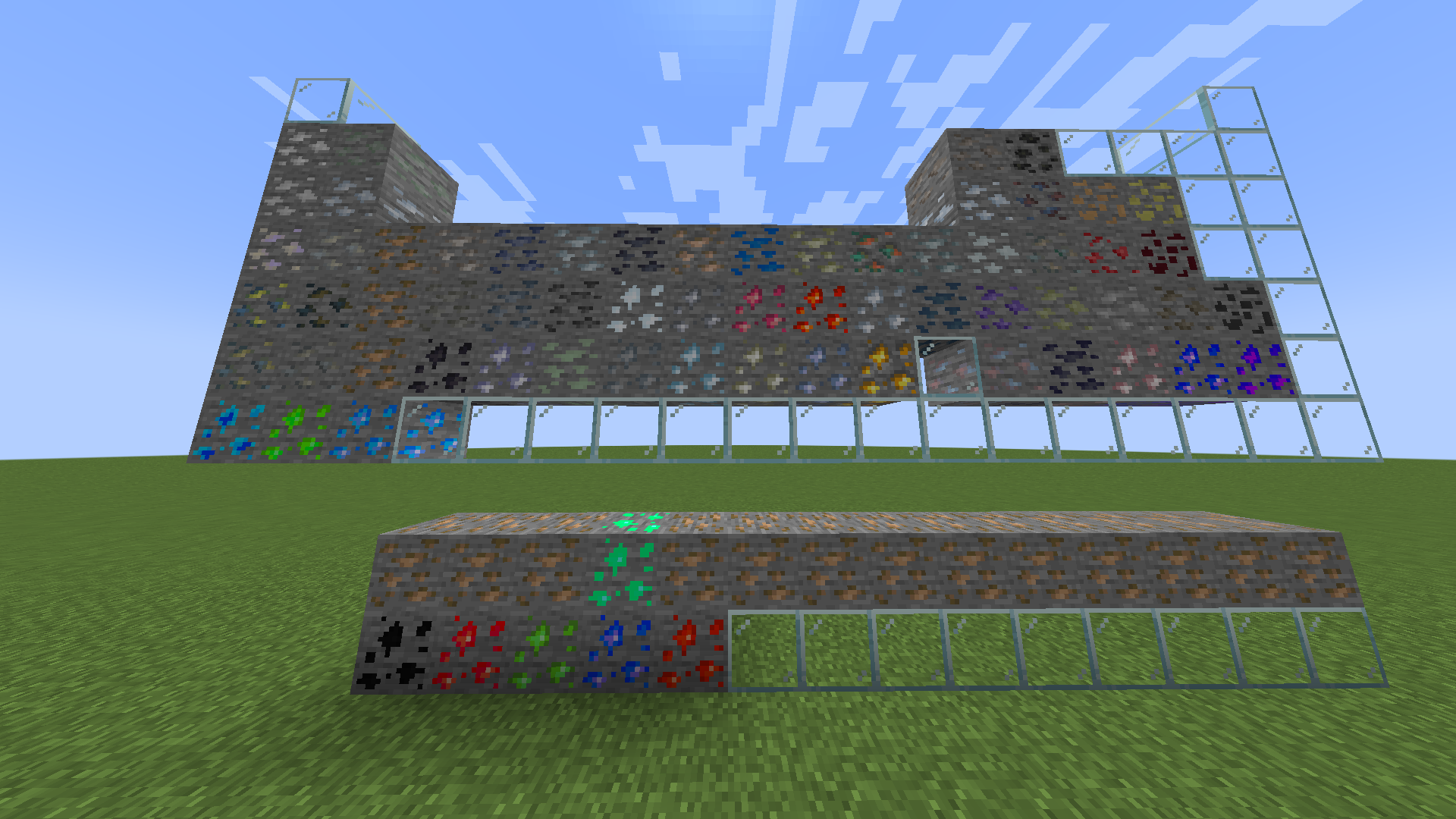 Thumbnail The new ores added in 1.2. For reference look at a Periodic Table of Elements.