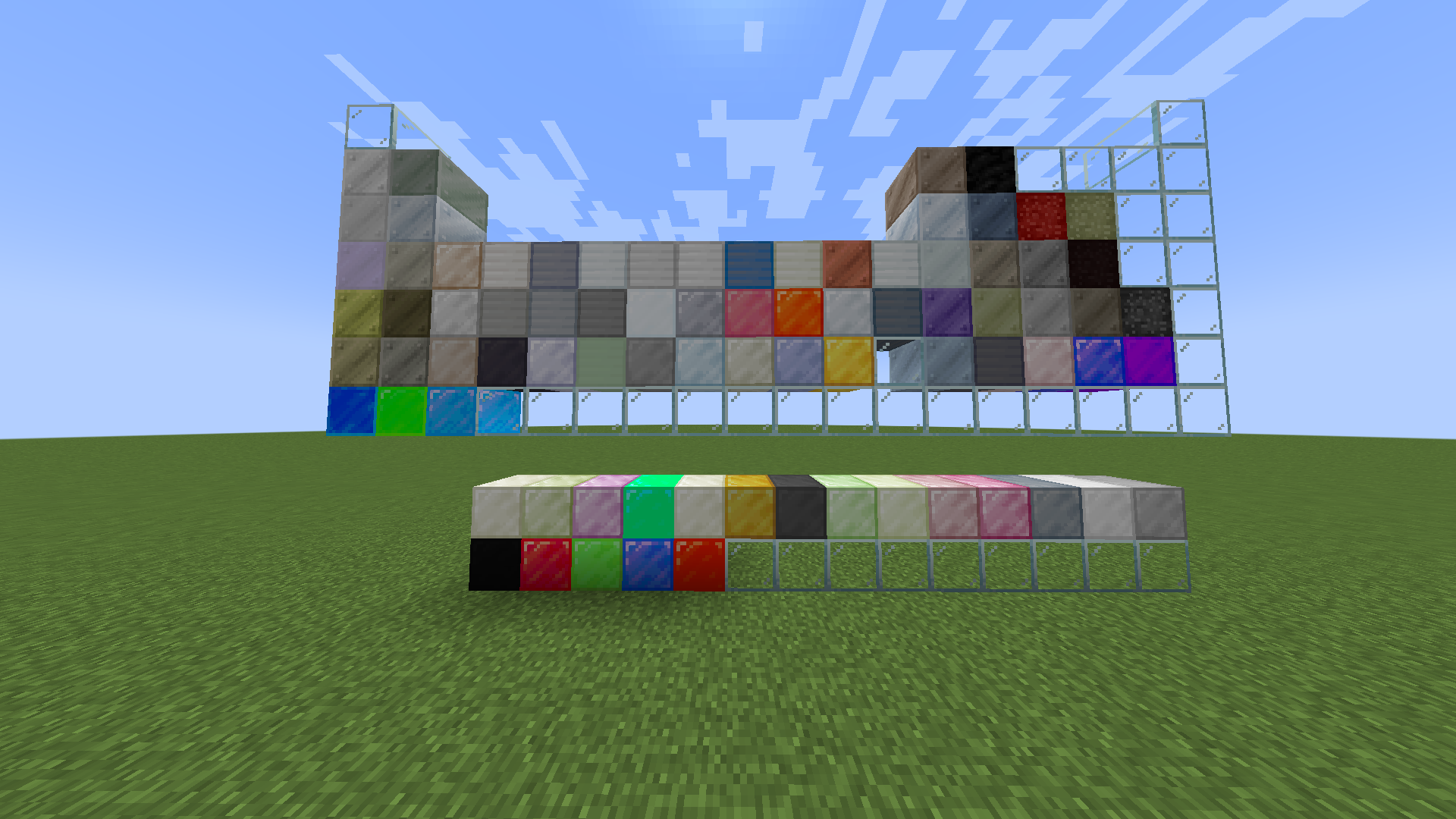 Thumbnail The new blocks added in 1.2, for reference look at a Periodic Table of Elements.
