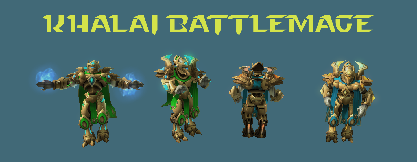 Thumbnail Heavily armored High Templars that can withstand heavy enemy blows due to their enhanced and durable armor.