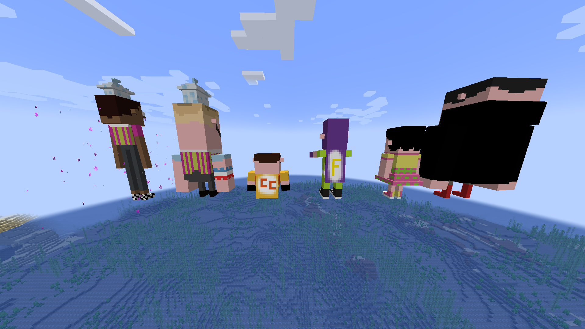 All changed mobs from behind