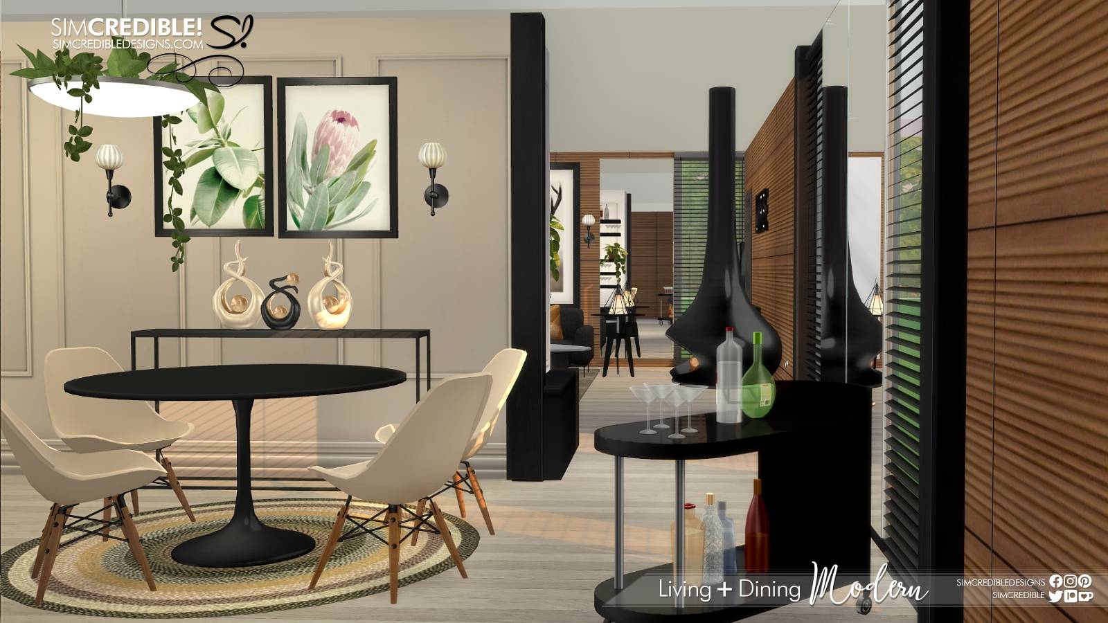 Modern Living + Dining 🛋🍽 -Room - Gallery - The Sims 4 Rooms / Lots - CurseForge