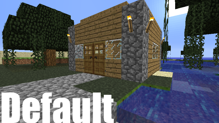This is the same house in the default minecraft textures