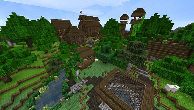 Wood village