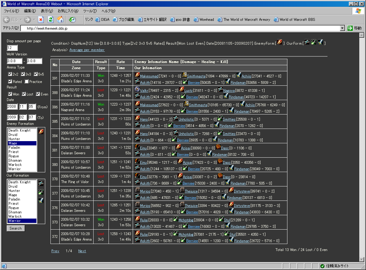 ArenaDB - World of Warcraft Addons - CurseForge