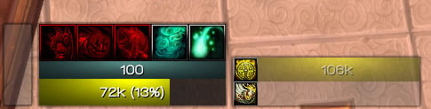 <p>With Medium Stagger and Target not in range icons</p>