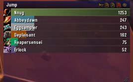 <p>Screenshot of the log window.</p>