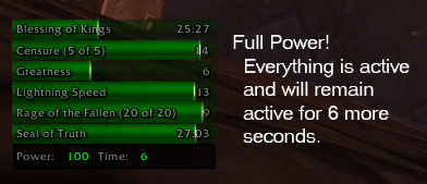 <p>The two essentials in action, power and time.</p>