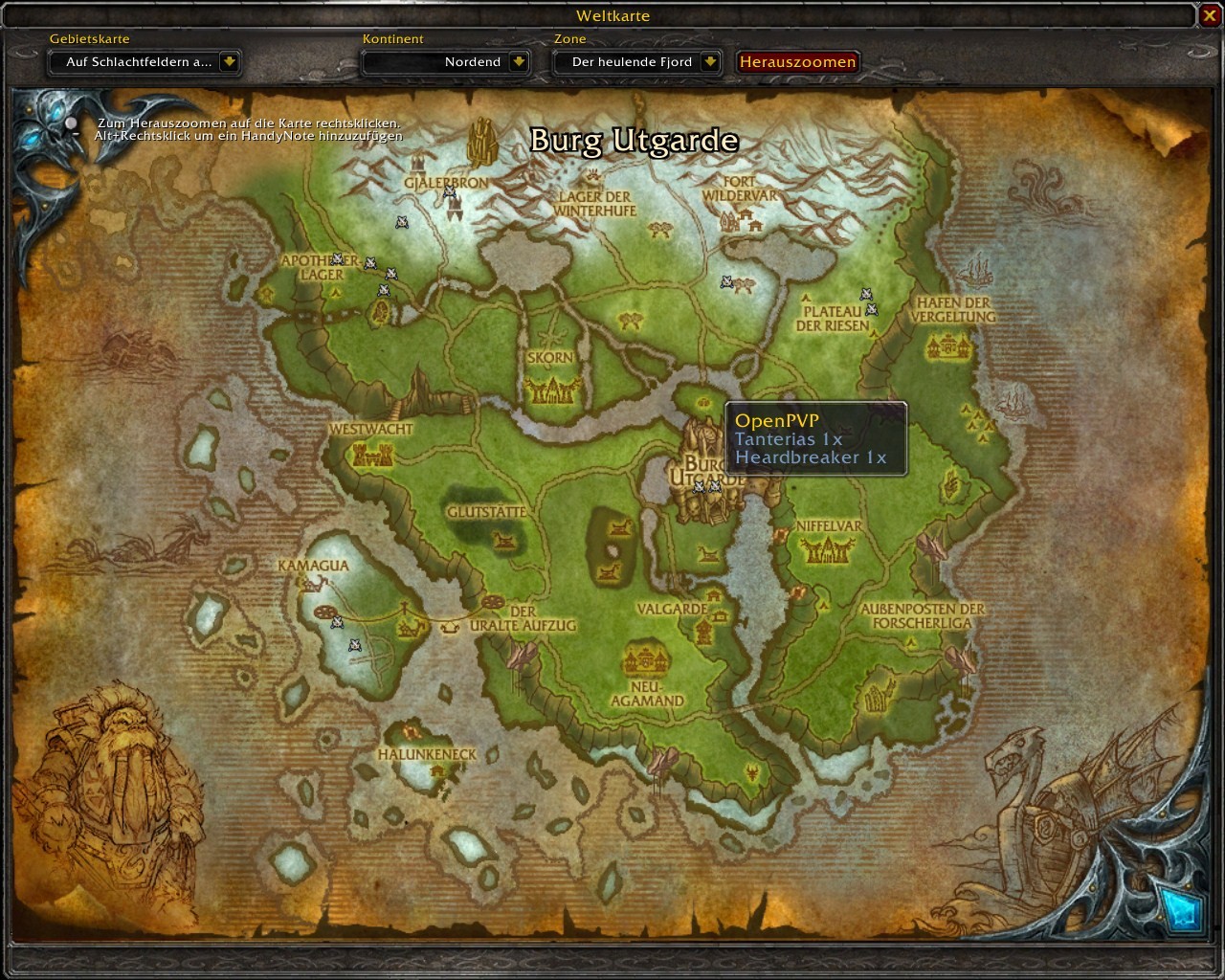 <p>Howling Fjord after leveling<br>
- show all kills at this point</p>