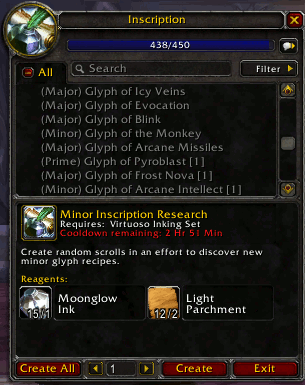 <p>Showing prefixes in the tradeskill window.</p>