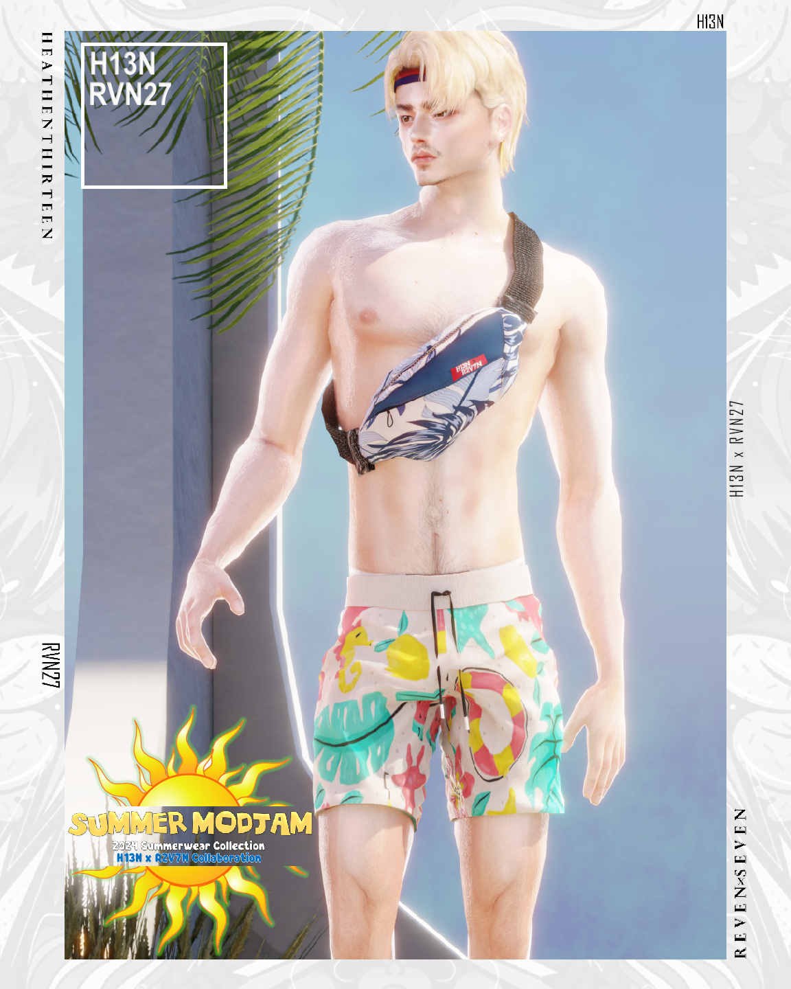 Download Drawstring Board Shorts Swim Trunks The Sims 4 Mods Curseforge 8137