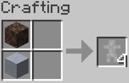 Thumbnail Crafting multiple Little Guys at once using a block of Soul Sand and a block of Clay