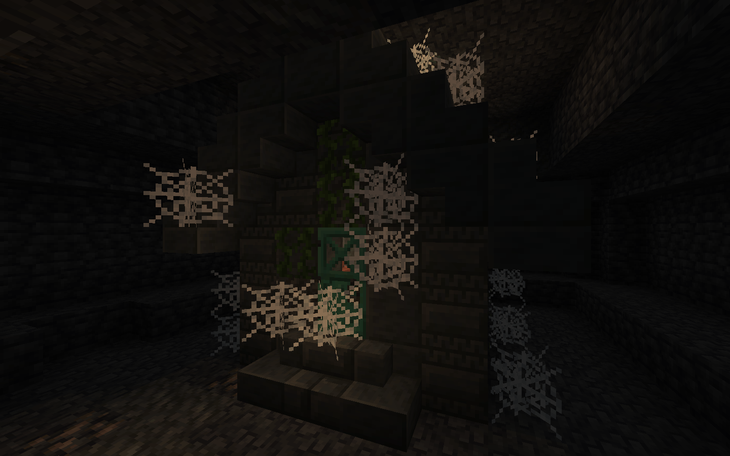 Thumbnail Spawning in cave (up y=-10 to under y=-37)