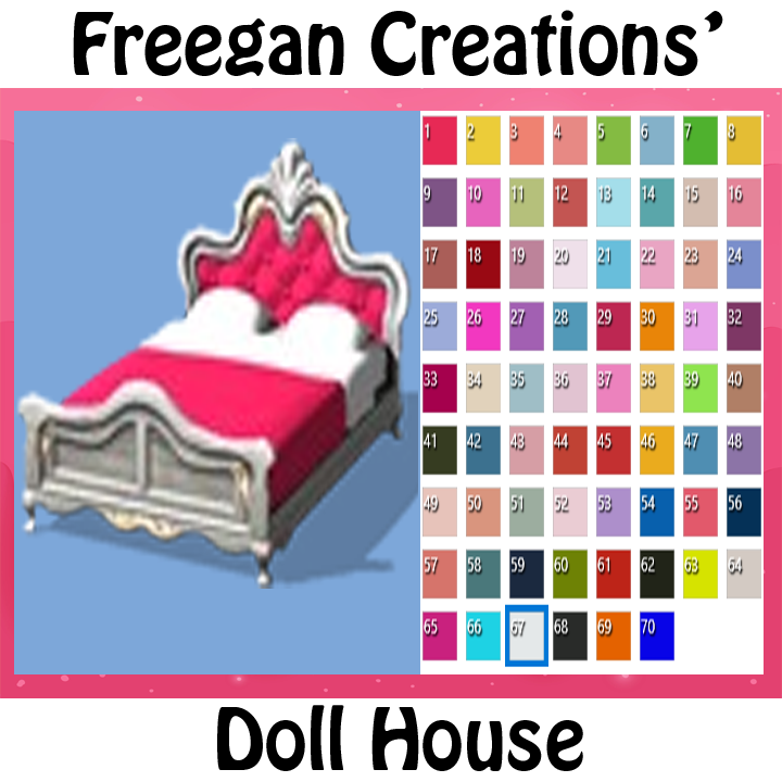 FCDHBedroomSolid Colors Bed Screenshots The Sims 4 Build / Buy
